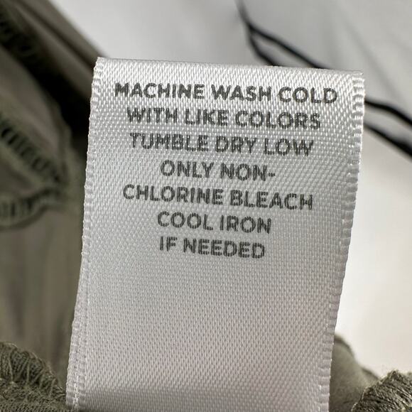 Avenue Cardigan Jacket Green Womens Size 26/28 Open Front Draped Lace Trim NWT - Picture 10 of 10